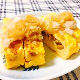 居酒屋風！納豆入りだし巻き卵＊おろしポン酢かけ